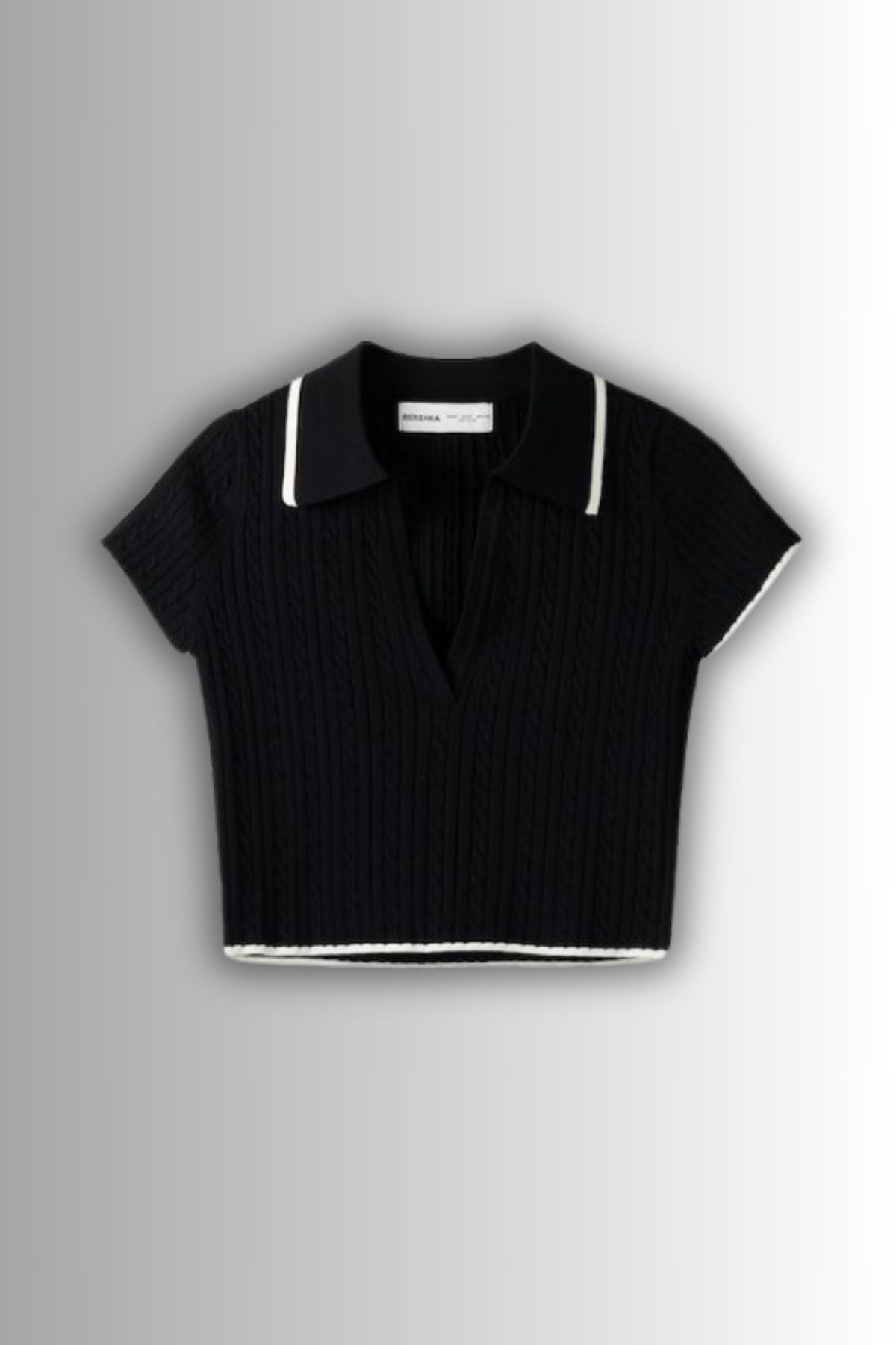 GoGoTrendy Kısa Kollu Triko Crop